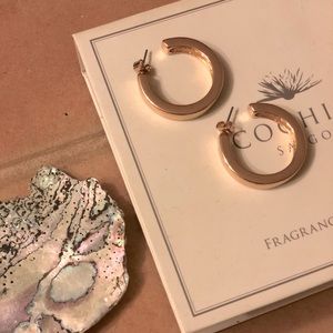 Chunky Medium Hoop Earrings